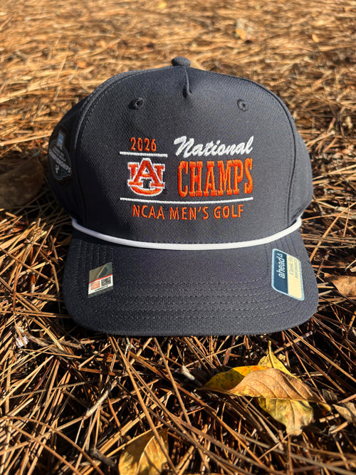 Ahead Auburn Golf National Championship Rope Hat