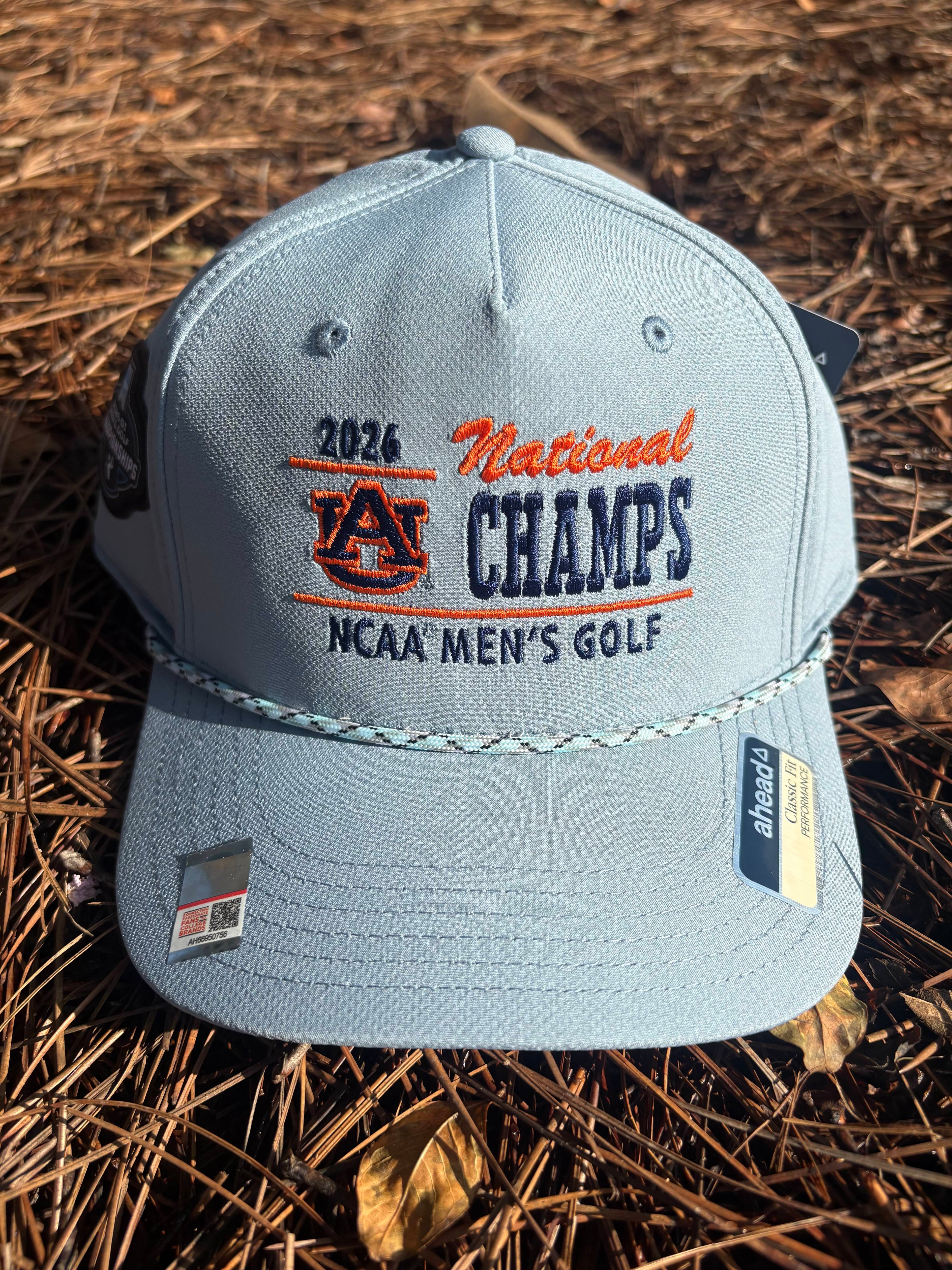 Ahead Auburn Golf National Championship Rope Hat