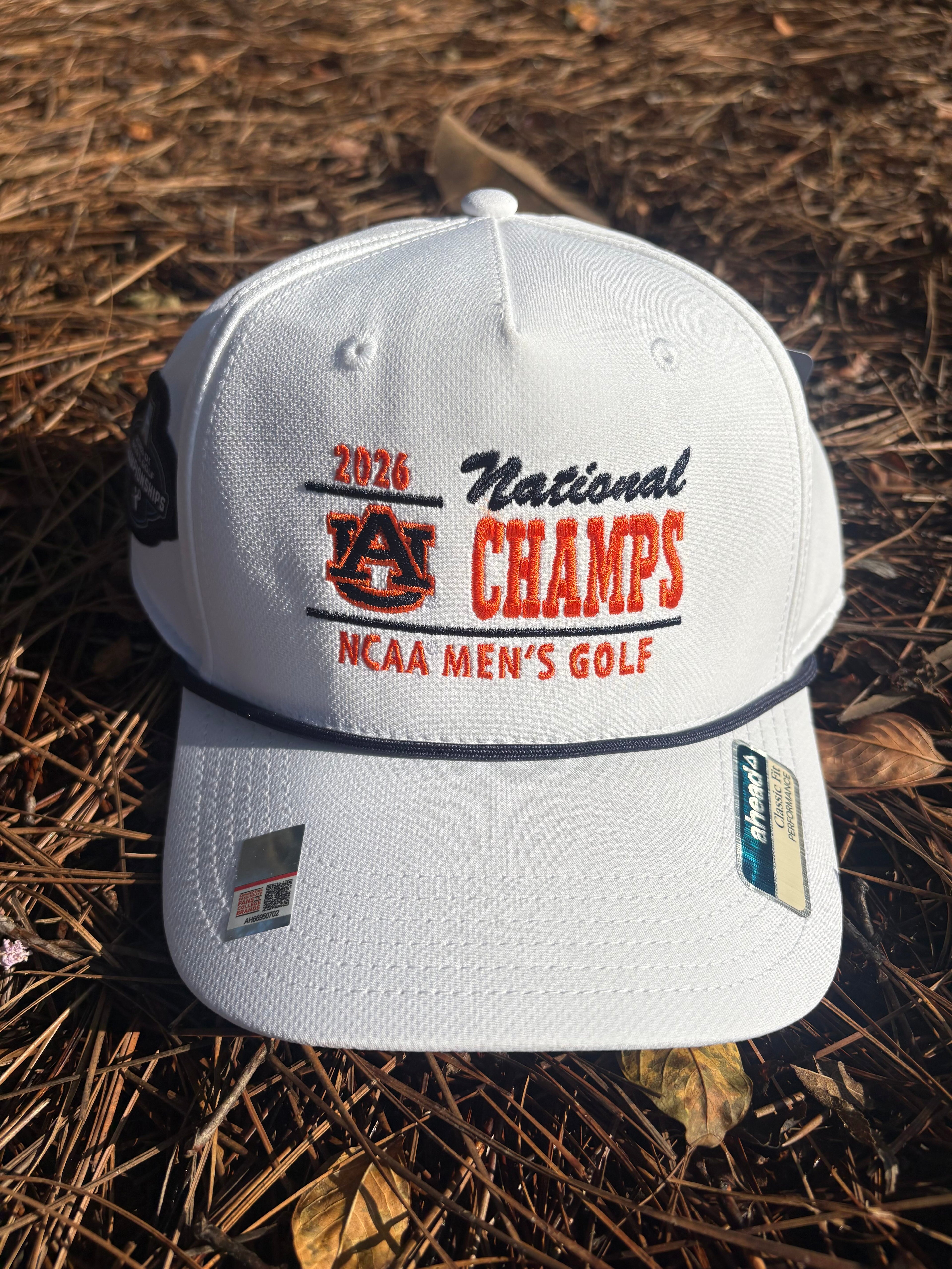 Ahead Auburn Golf National Championship Rope Hat