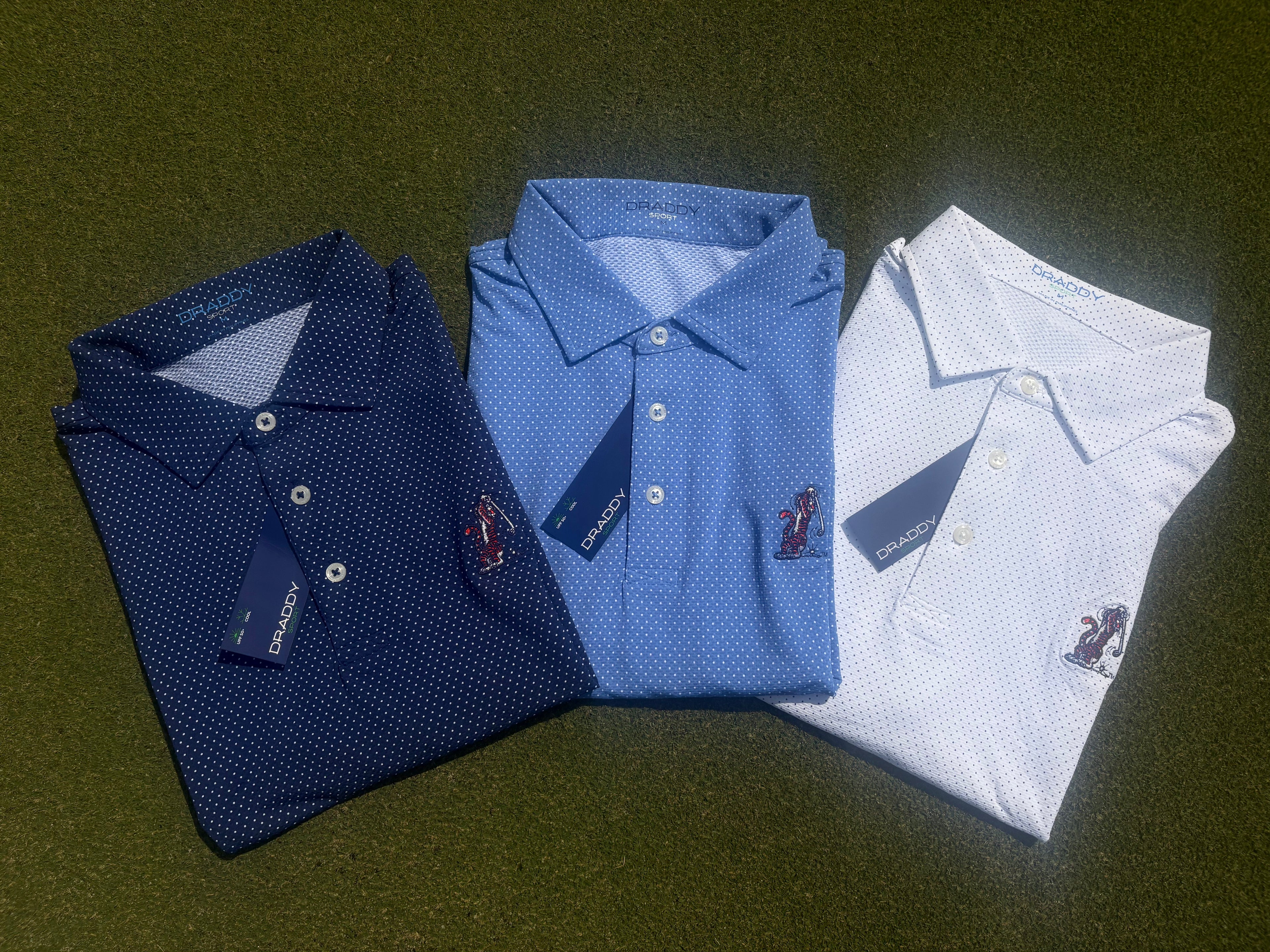 B. Draddy Sport “Captain Cool” Swingin’ Aubie Polo