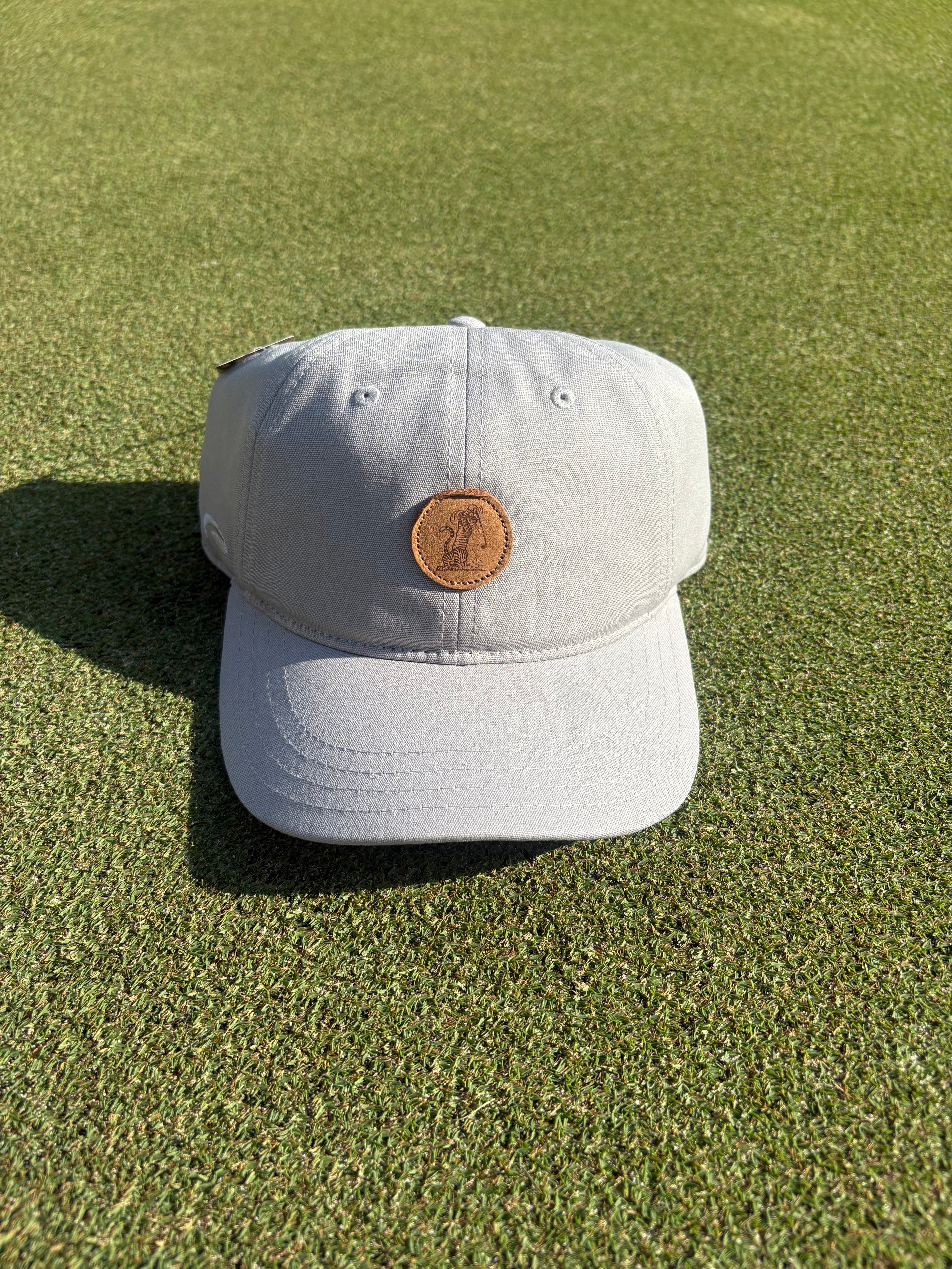 Pukka Swingin’ Aubie Leather Patch Dad Hat