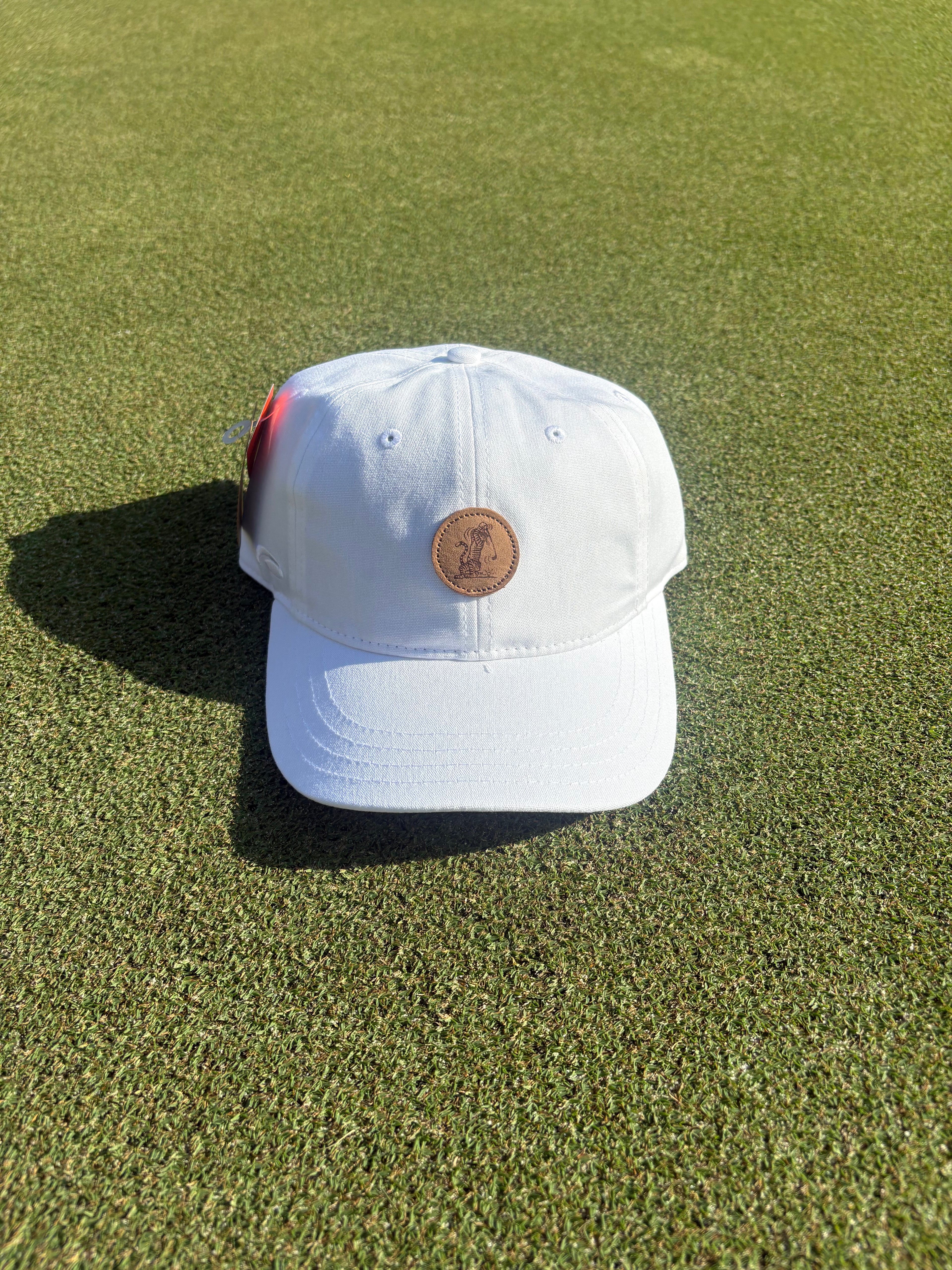 Pukka Swingin’ Aubie Leather Patch Dad Hat