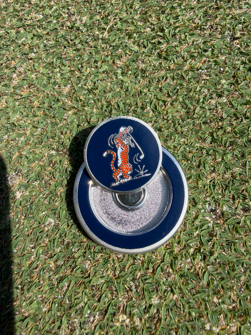 PRG Nickel Swingin’ Aubie Reversible Ball Marker