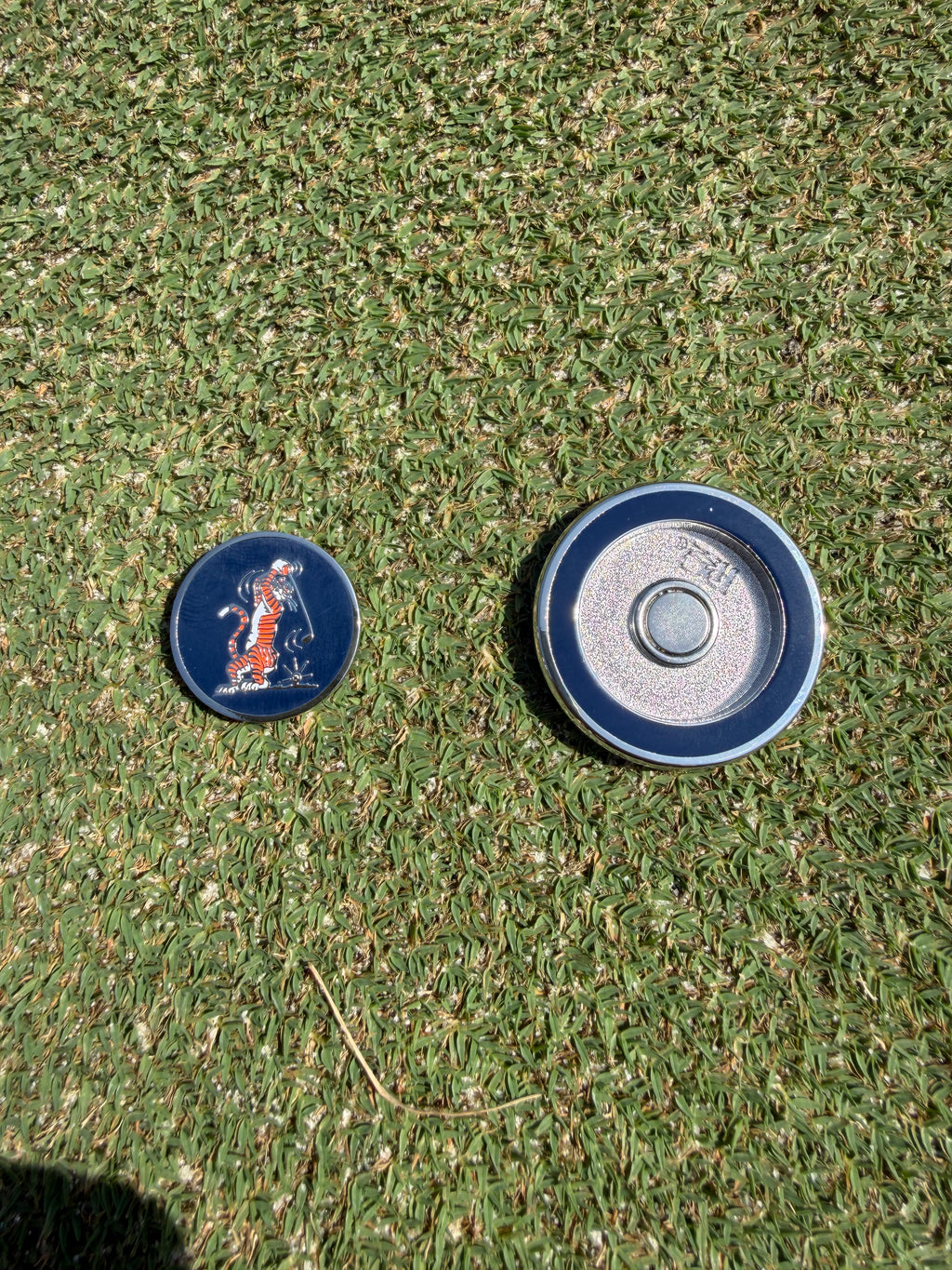 PRG Nickel Swingin’ Aubie Reversible Ball Marker