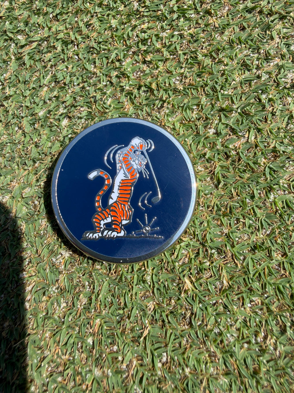 PRG Nickel Swingin’ Aubie Reversible Ball Marker