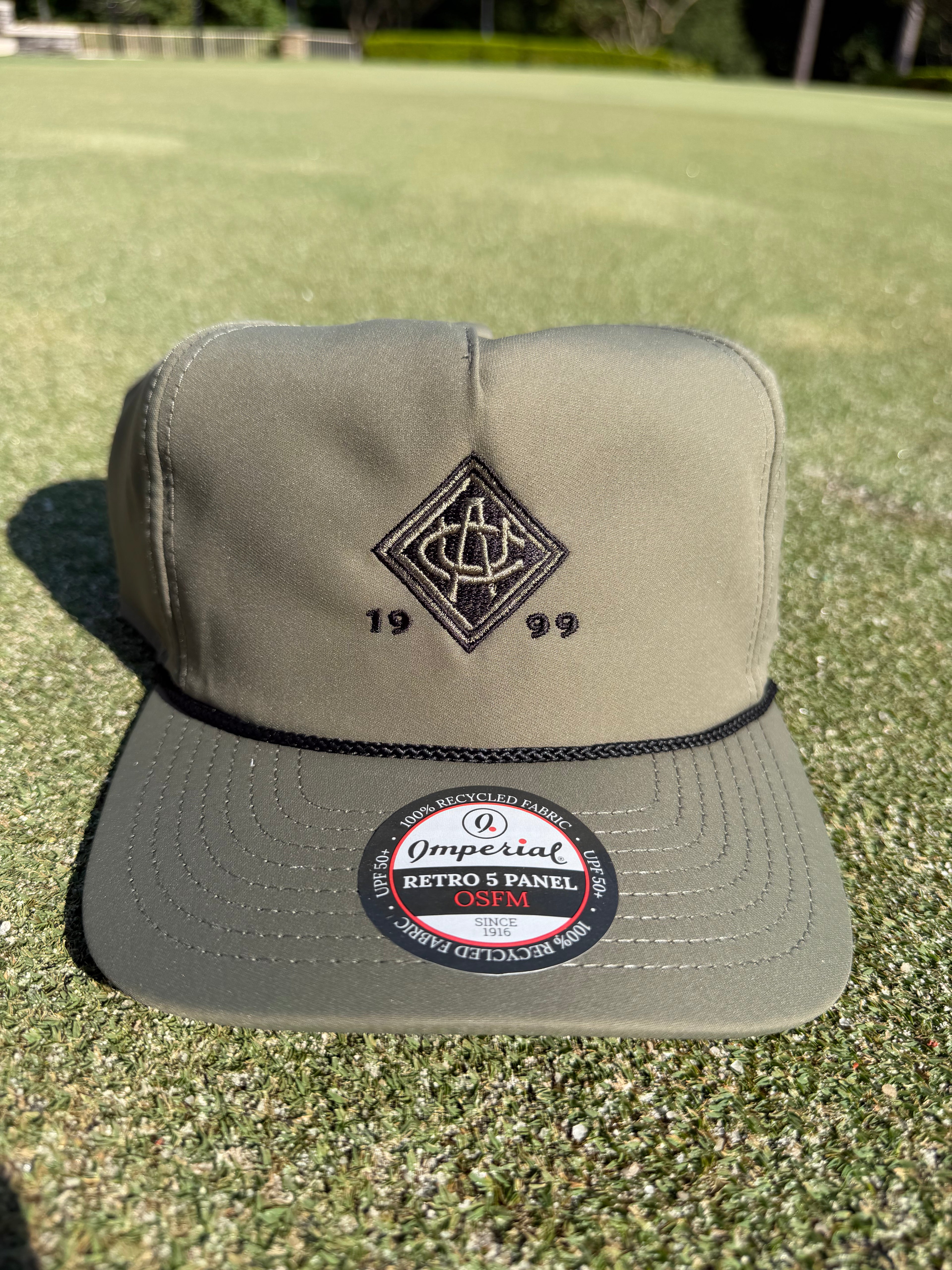 New AUC logo Imperial Retro 5 Panel Rope Hat