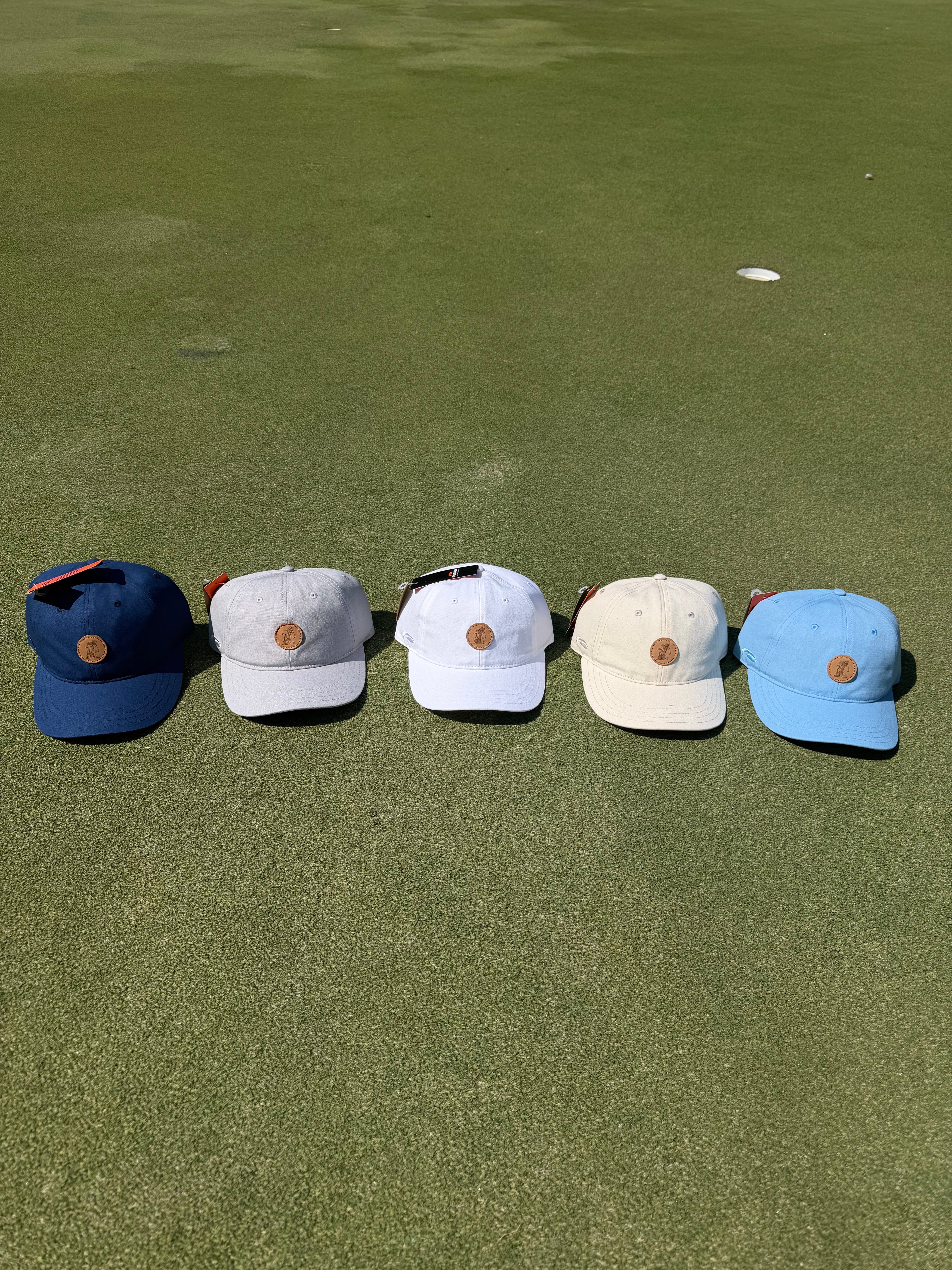 Pukka Swingin’ Aubie Leather Patch Dad Hat