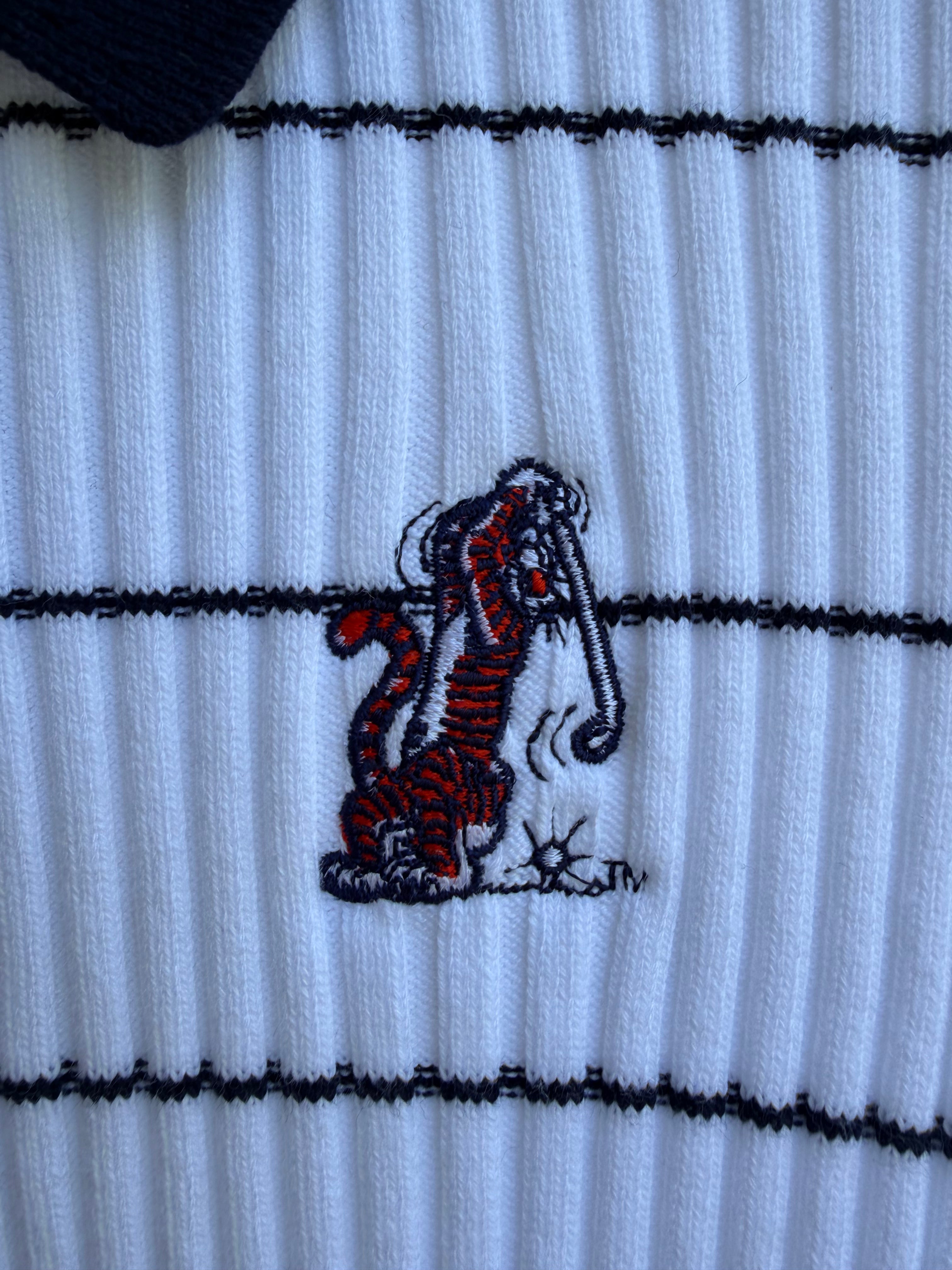 B. Draddy Swingin’ Aubie Womens Long Sleeve Sweater Polo