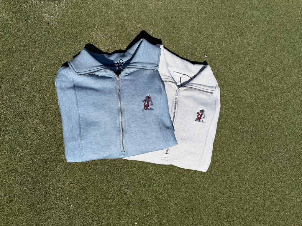 Zero Restriction Swingin’ Aubie Womens Zip Mock